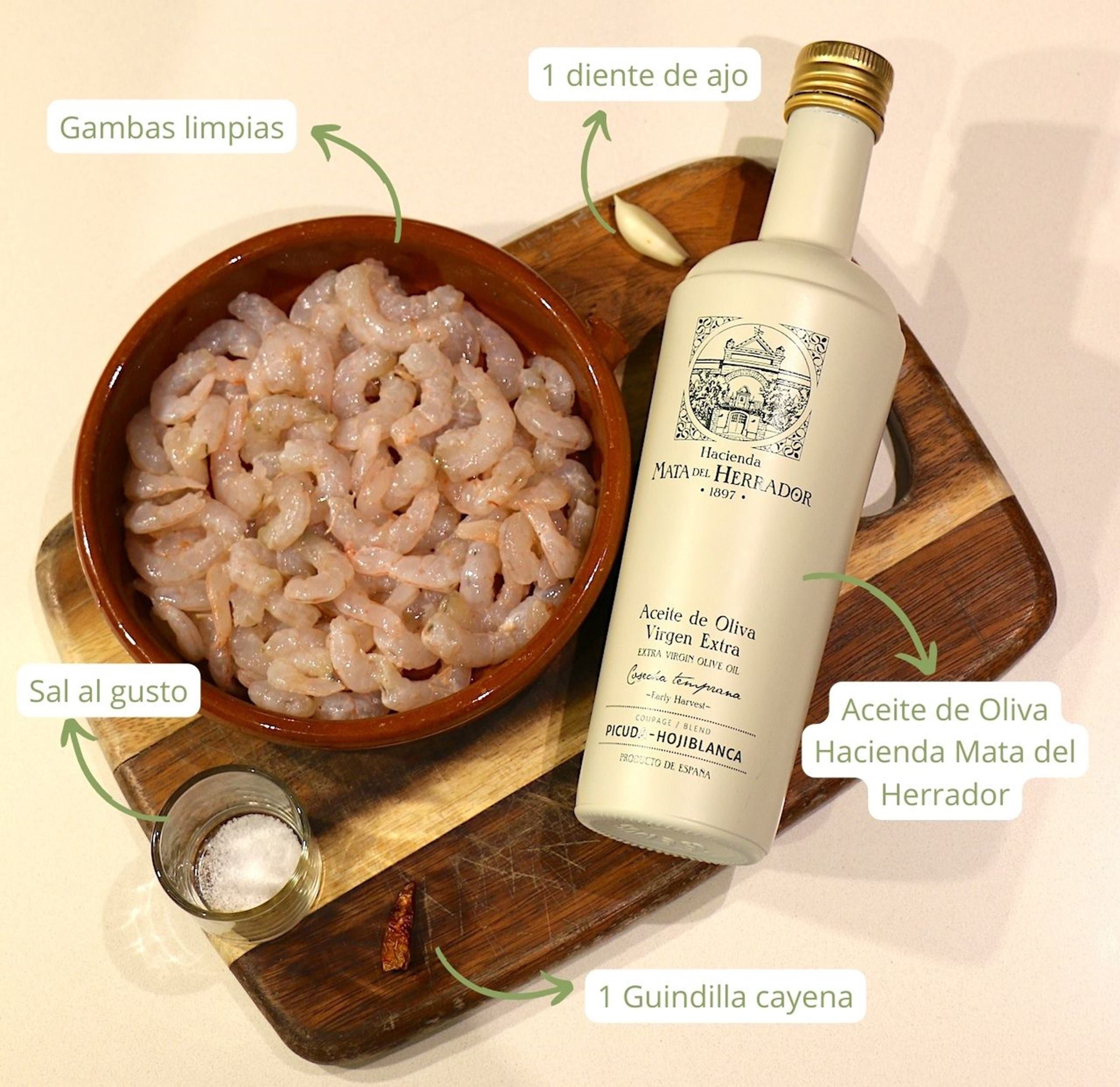 Receta de las Gambas al Ajillo